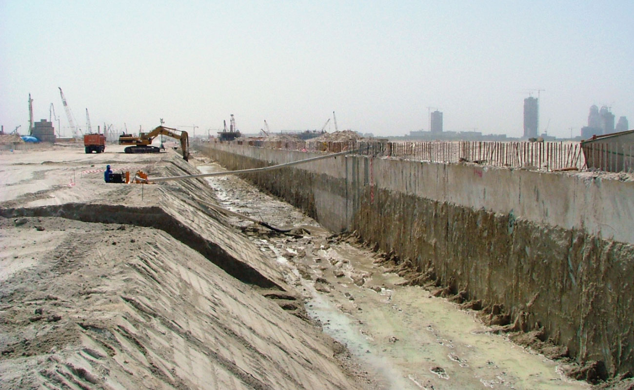Quay Walls at The Palm Jumeirah - NSCC International Ltd