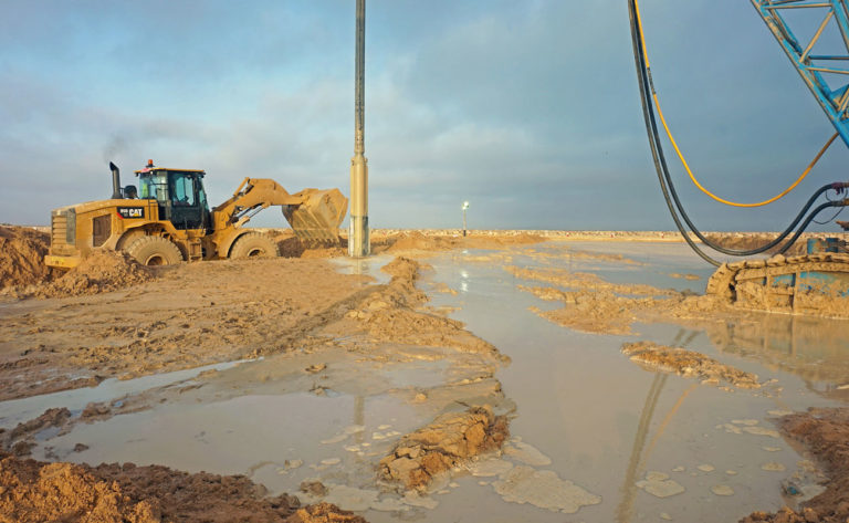 Vibro Compaction at port Duqm - NSCC International Ltd